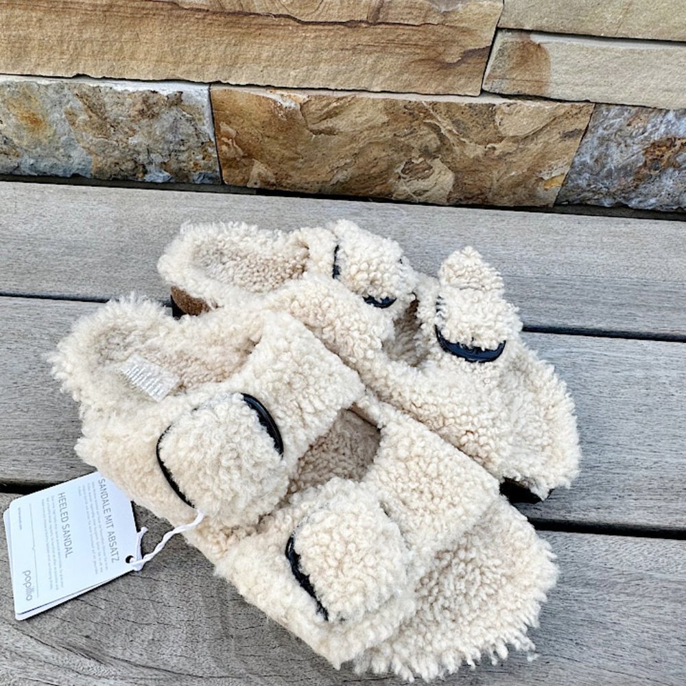 Birkenstock Arizona Teddy Shearling Sandals